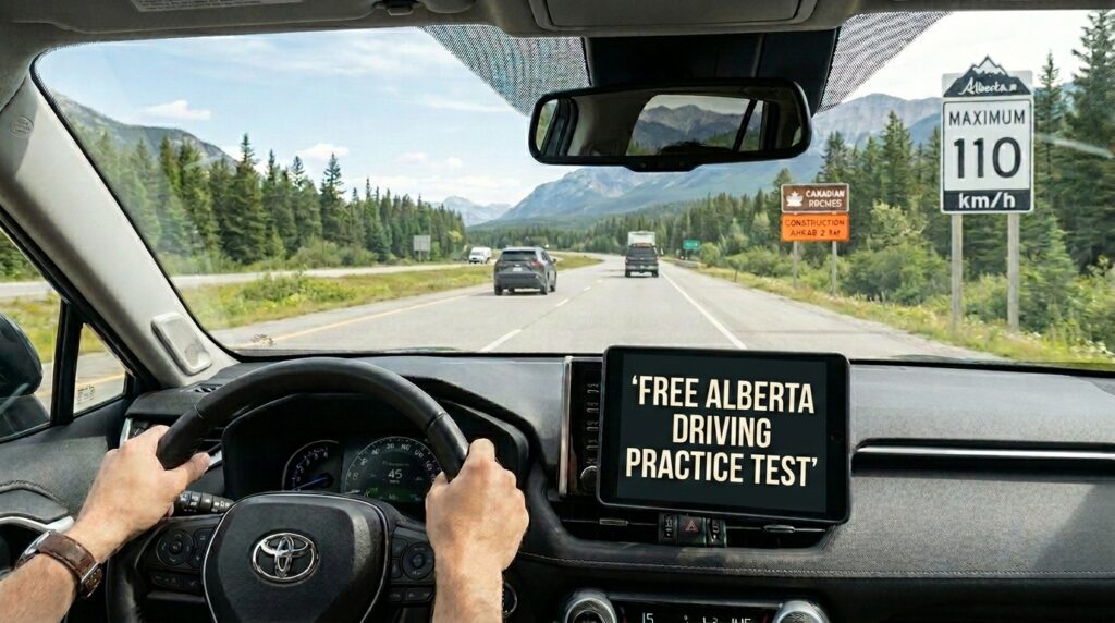 Free Alberta driving practice test