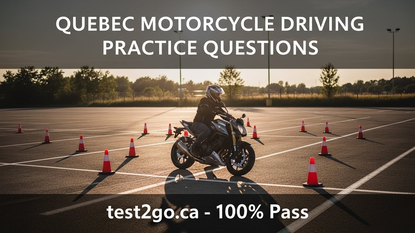 Quebec Motorcycle rules Practice Questions