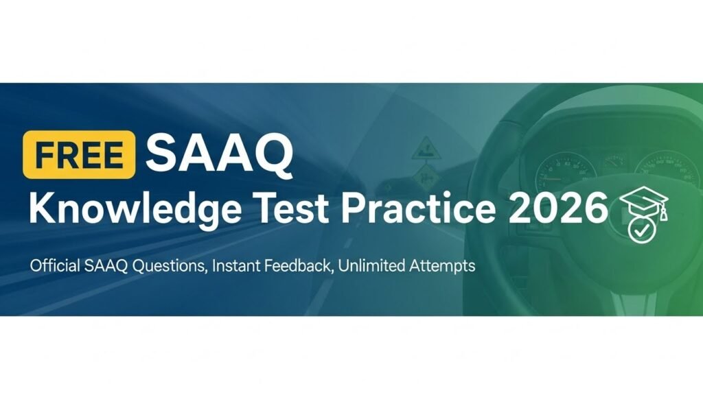 Quebec Driving Rules Practice Test