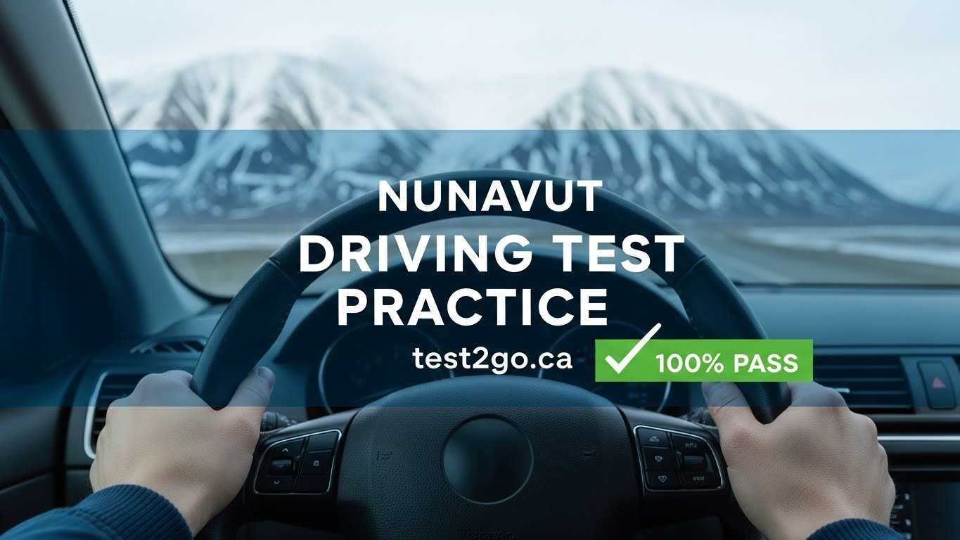 free Nunavut Driving Sign Test Practice