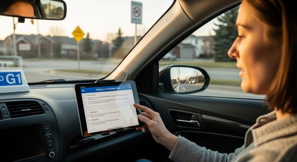 Ontario driving test practice