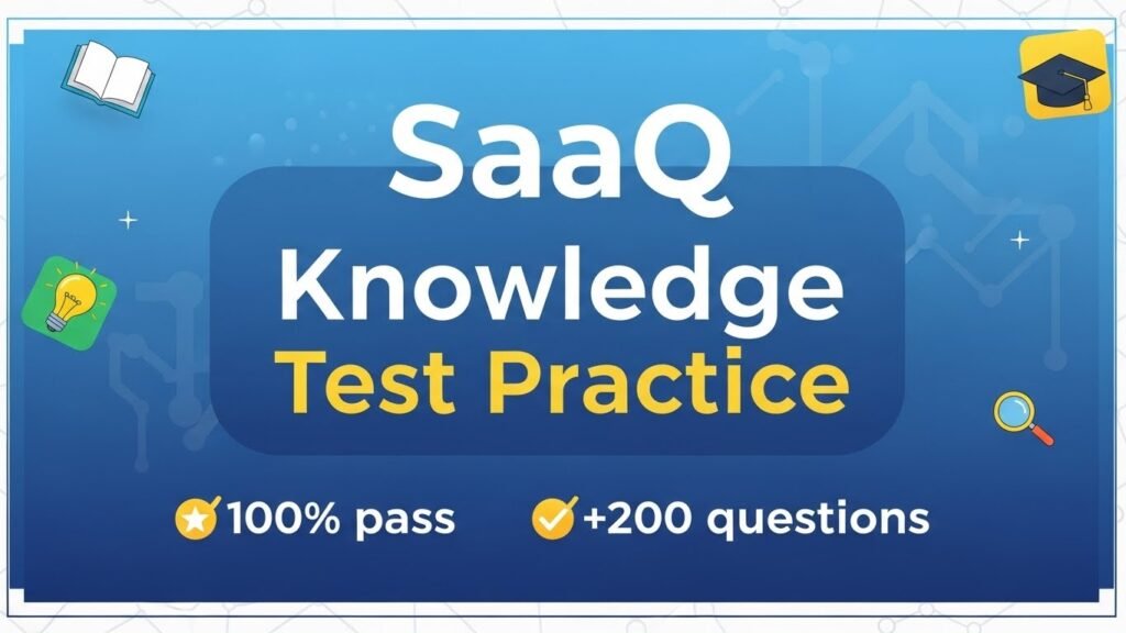 SAAQ knowledge test practice