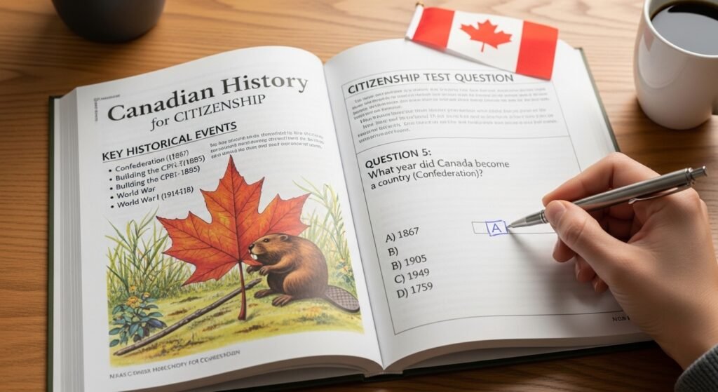 Canada historical events citizenship test