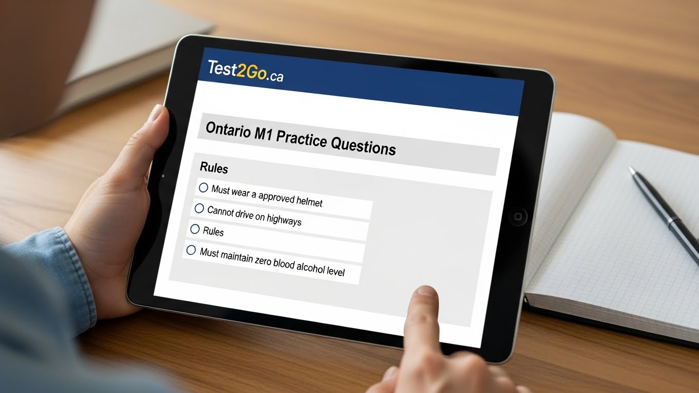Ontario M1 Practice Questions rules perfect