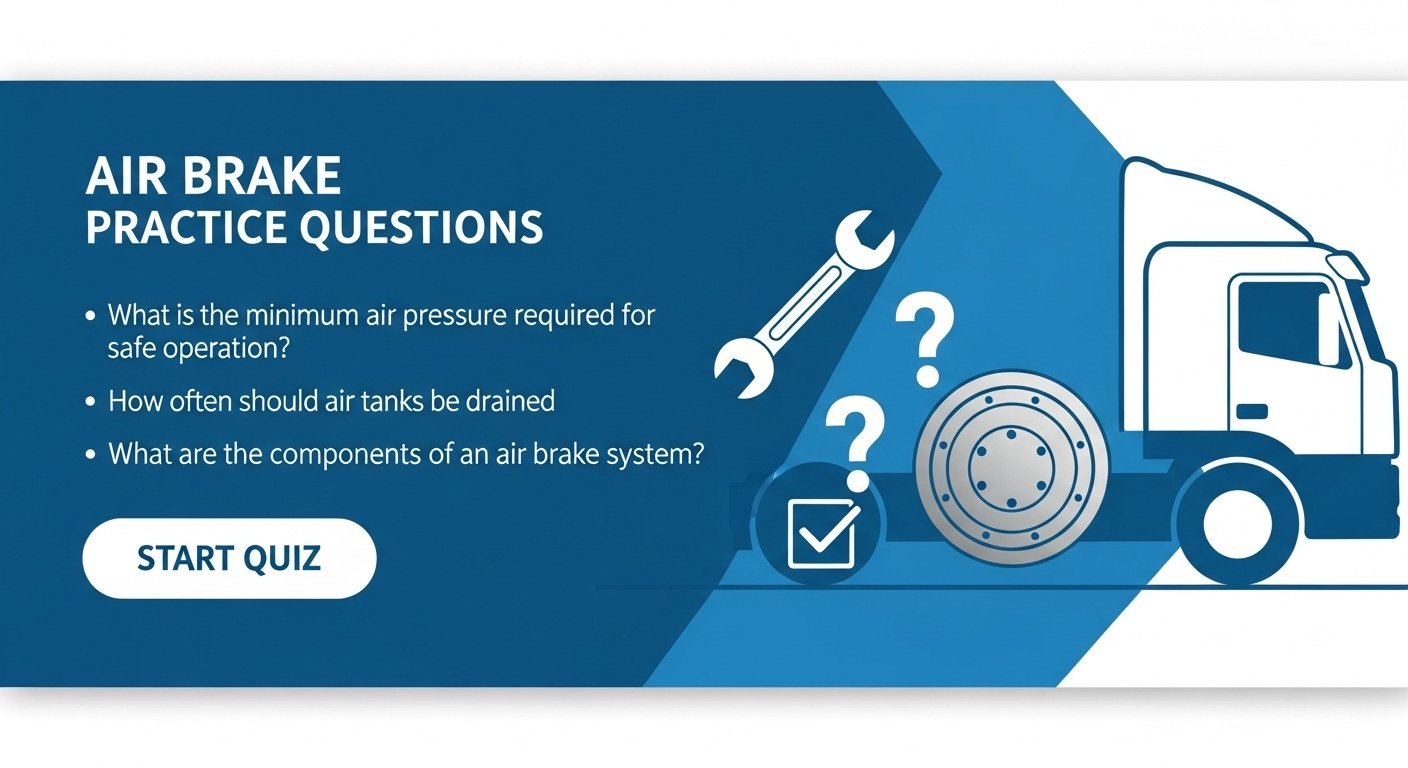 Air brake test questions and Answers