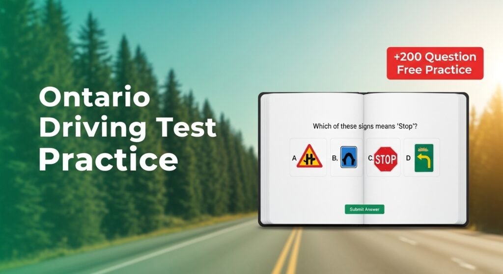 Ontario driving test practice questions