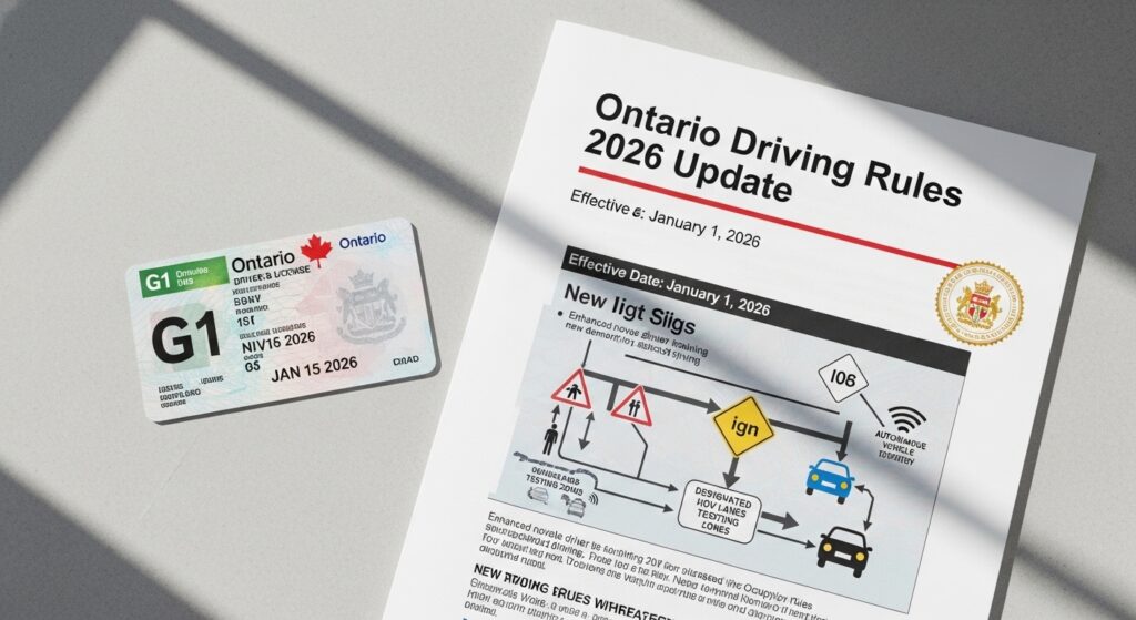 New Driving Rules Ontario 2026 Update