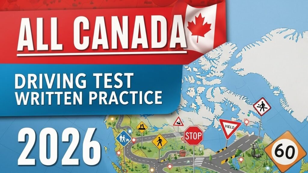 Canada Driving Test Written Practice 2026